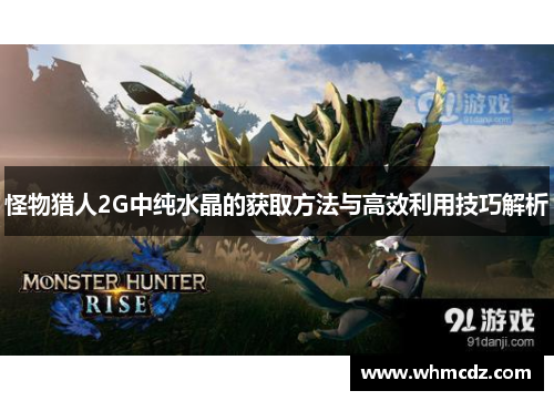 怪物猎人2G中纯水晶的获取方法与高效利用技巧解析